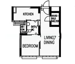 Blk 233A Matilda Court (Punggol), HDB 2 Rooms #634622251